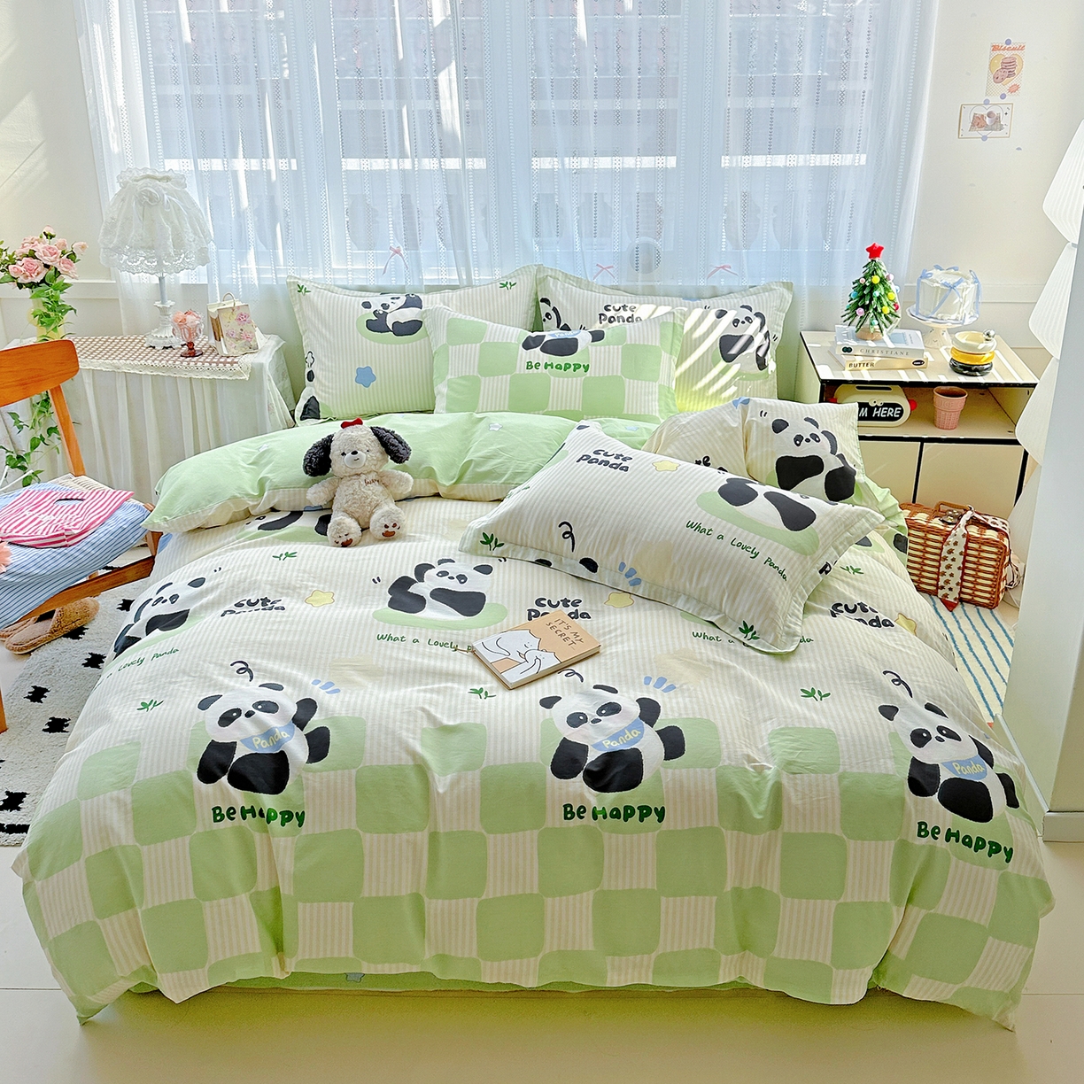 91家纺网 家纺一手货源 找家纺 （总）恩泽家纺 2025新款全棉纯棉12868喷气印花系列四件套-第二批