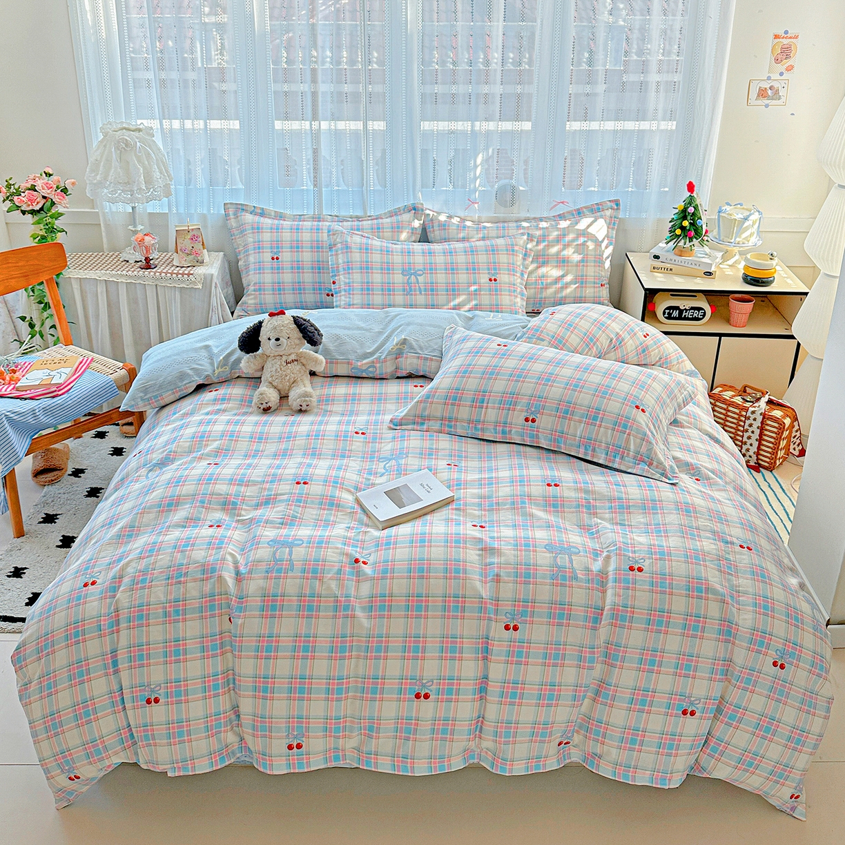 91家纺网 家纺一手货源 找家纺 （总）恩泽家纺 2025新款全棉纯棉12868喷气印花系列四件套-第二批