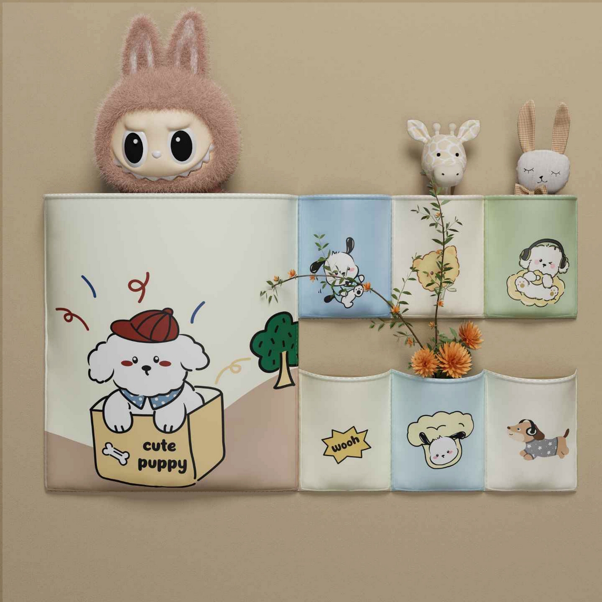 91家纺网 家纺一手货源 找家纺 伊而梦蚊帐2025新款升级非涂层静电植绒环保加厚加密透气五面强遮光100%物理遮光大空间0.9/1.2m学生蚊帐 奶茶熊-奶咖