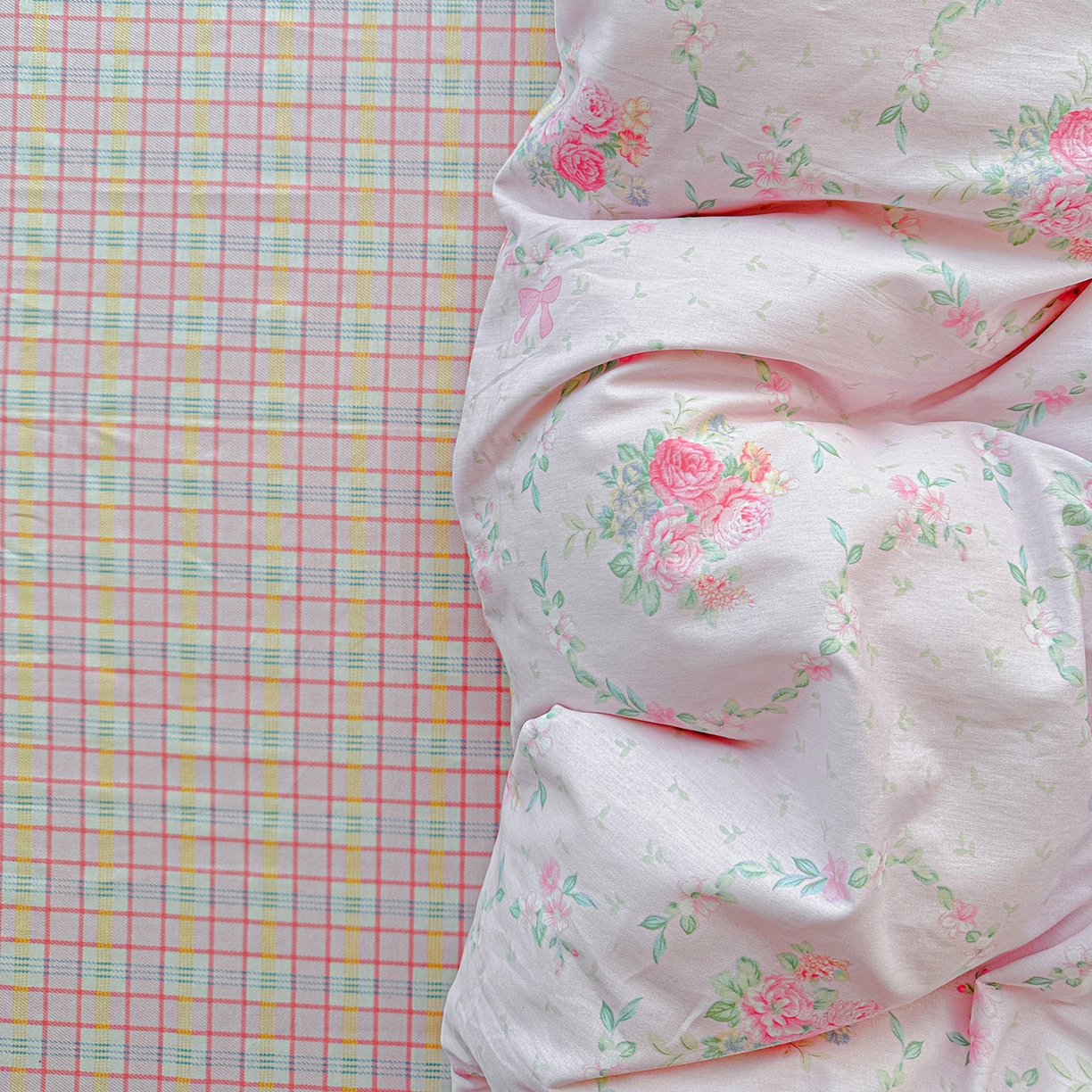 91家纺网 家纺一手货源 找家纺 恩泽家纺 2025新款全棉纯棉12868喷气印花系列四件套-第二批 花香丽影