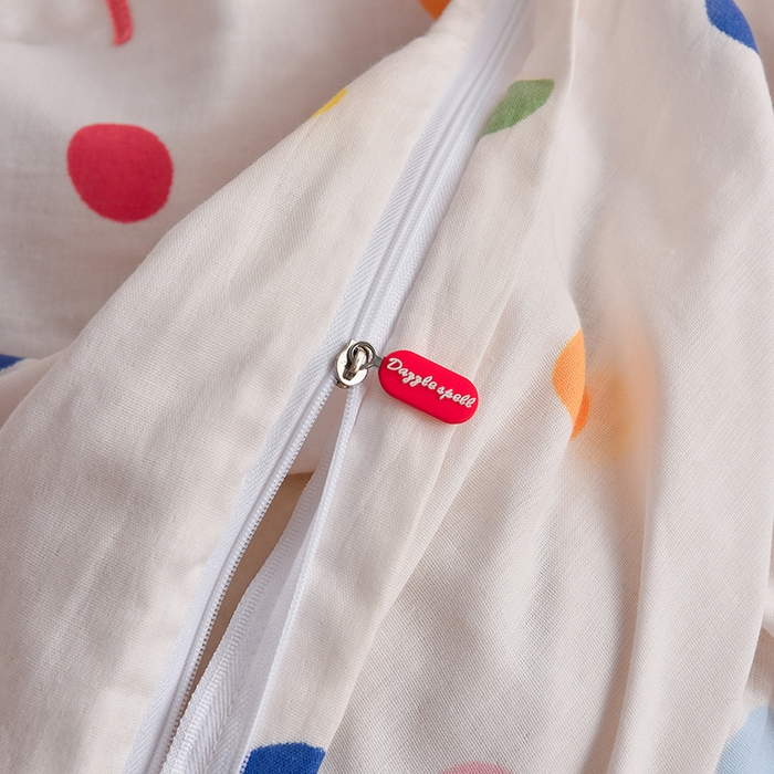 91家纺网 家纺一手货源 找家纺 炫拼家纺 2025新款泡芙系全棉纯棉A类40支双层纱卡通毛巾绣四件套 三只小猪