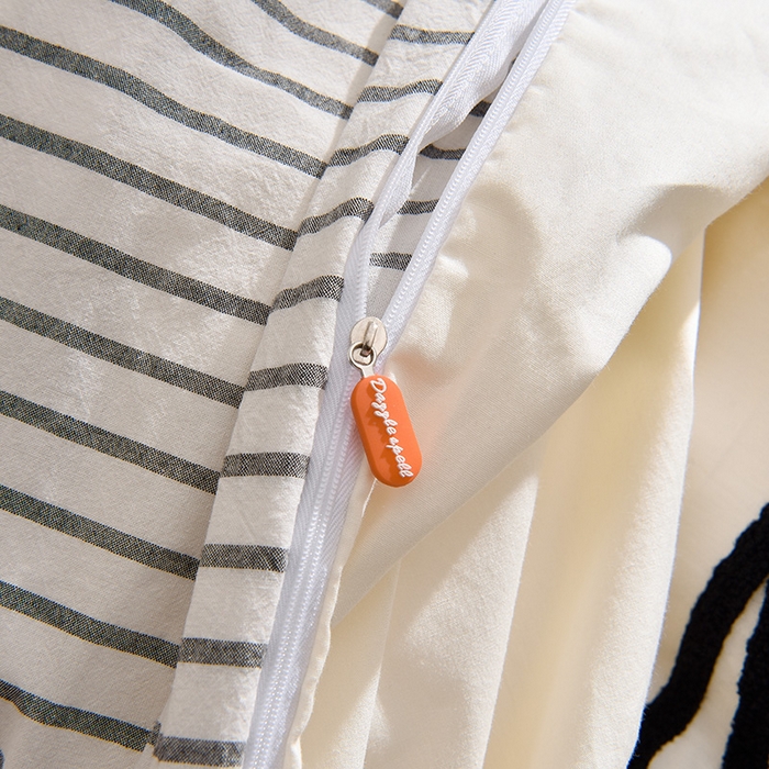 91家纺网 家纺一手货源 找家纺 （总）炫拼家纺 2025新春款萌系A类全棉纯棉40支水洗棉毛巾绣四件套