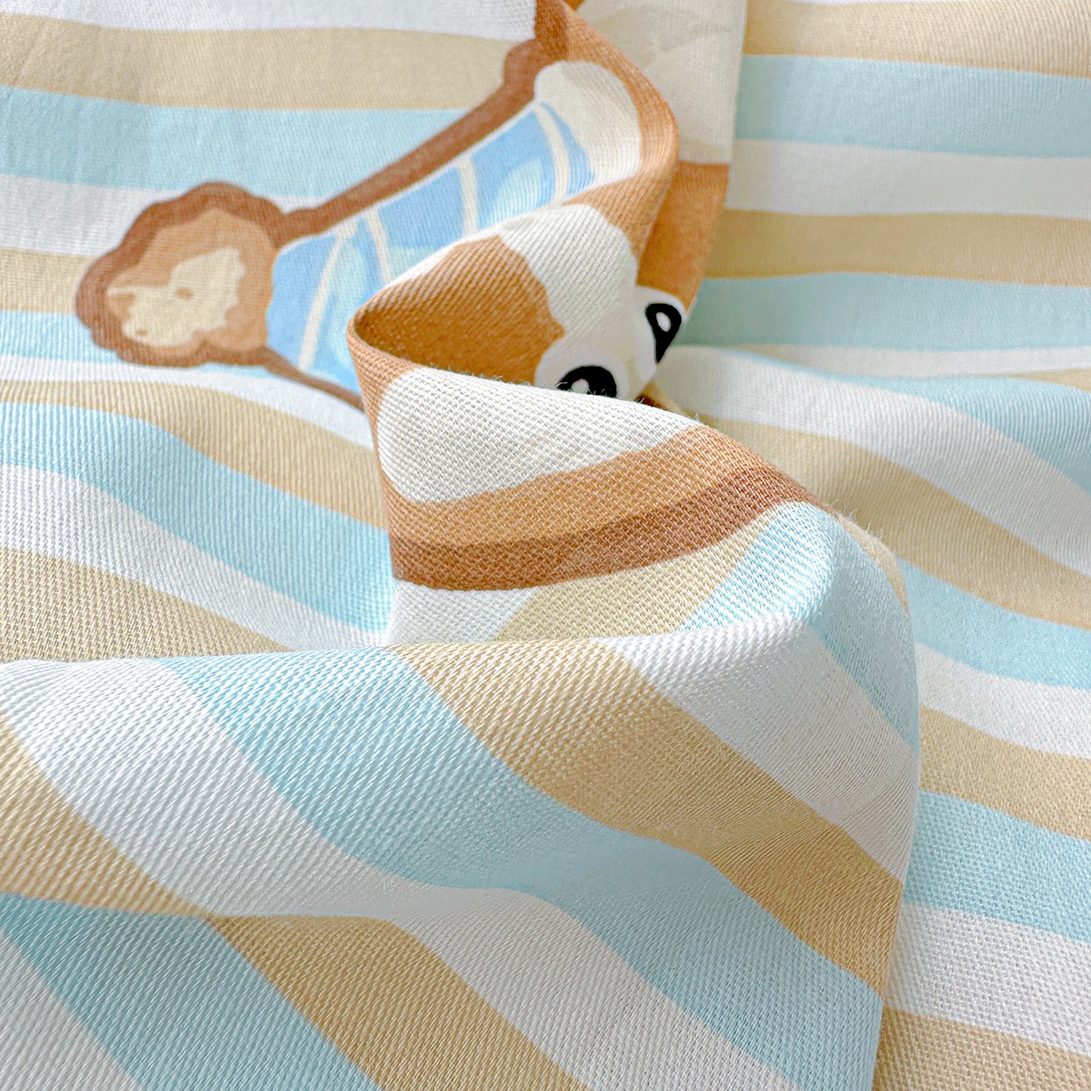 91家纺网 家纺一手货源 找家纺 恩泽家纺 2025新款全棉纯棉12868喷气印花系列四件套-第二批 派对小狗