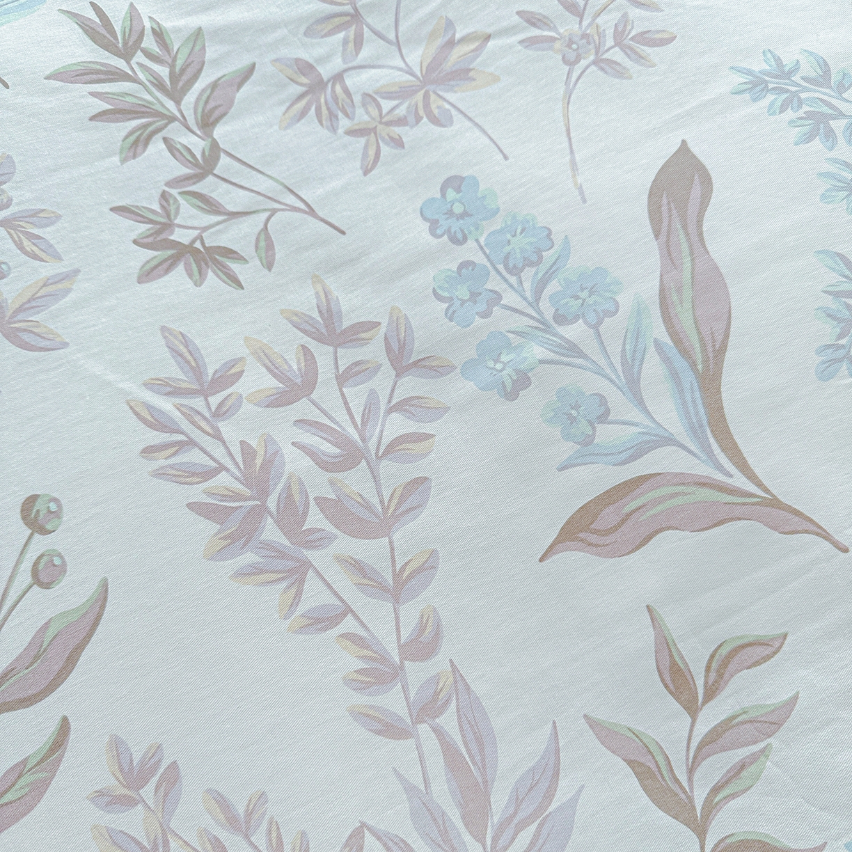 91家纺网 家纺一手货源 找家纺 恩泽家纺 2025新款全棉纯棉12868喷气印花系列四件套-第二批 寻叶