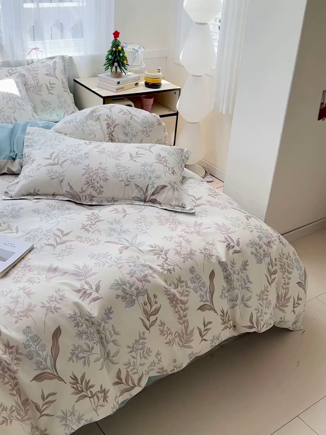 91家纺网 家纺一手货源 找家纺 恩泽家纺 2025新款全棉纯棉12868喷气印花系列四件套-第二批 寻叶