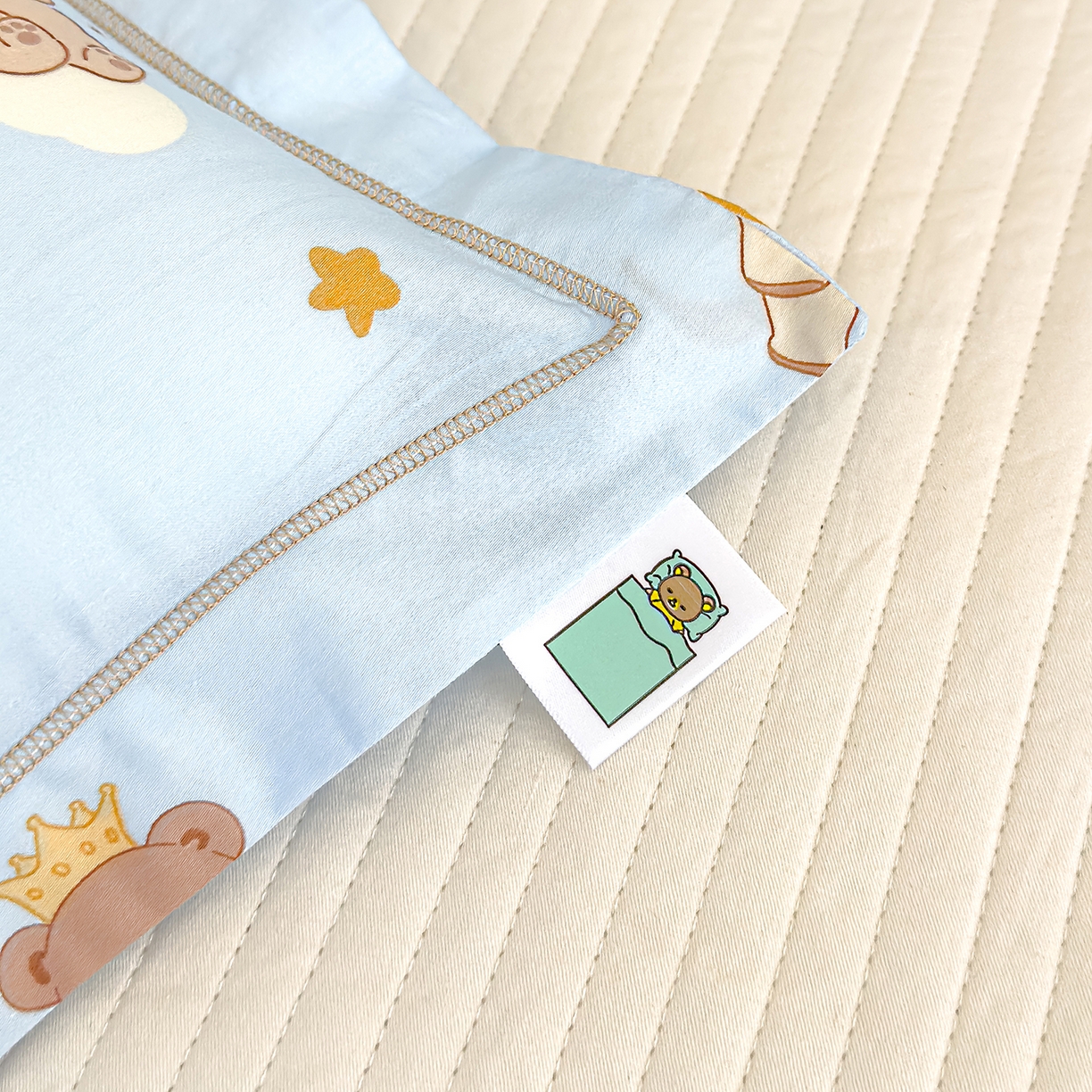 91家纺网 家纺一手货源 找家纺 （总）良佐生活 2025新款A类60s全棉纯棉贡缎一字绣枕套