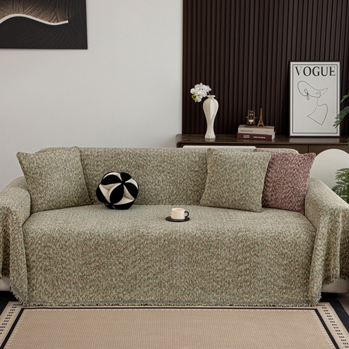 91家纺网 家纺一手货源 找家纺 （总）沐沐家纺 2026新款亲肤舒适炫彩沙发巾