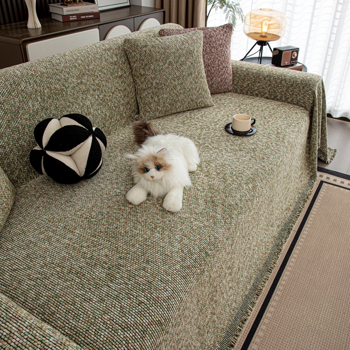 91家纺网 家纺一手货源 找家纺 （总）沐沐家纺 2026新款亲肤舒适炫彩沙发巾