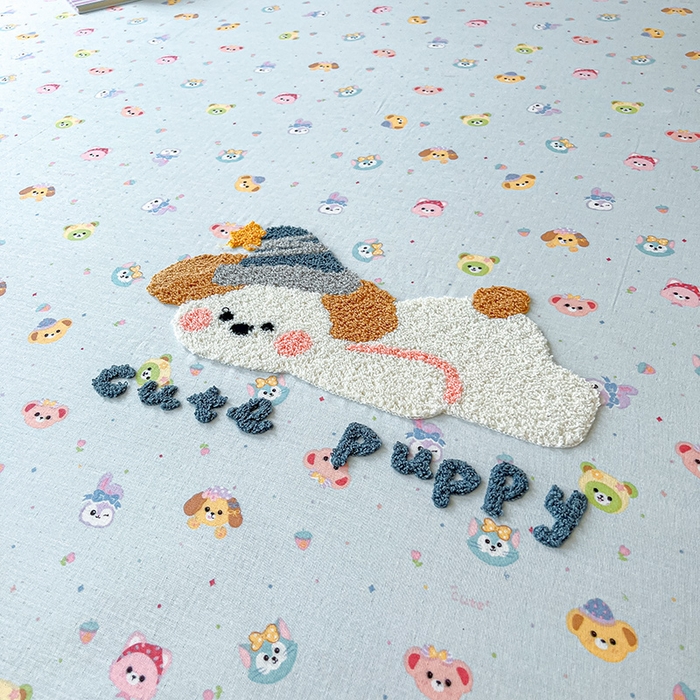 91家纺网 家纺一手货源 找家纺 （总）乐美家纺 2025新款懒洋洋全棉双层纱毛巾绣床笠三件套（提供买家秀）