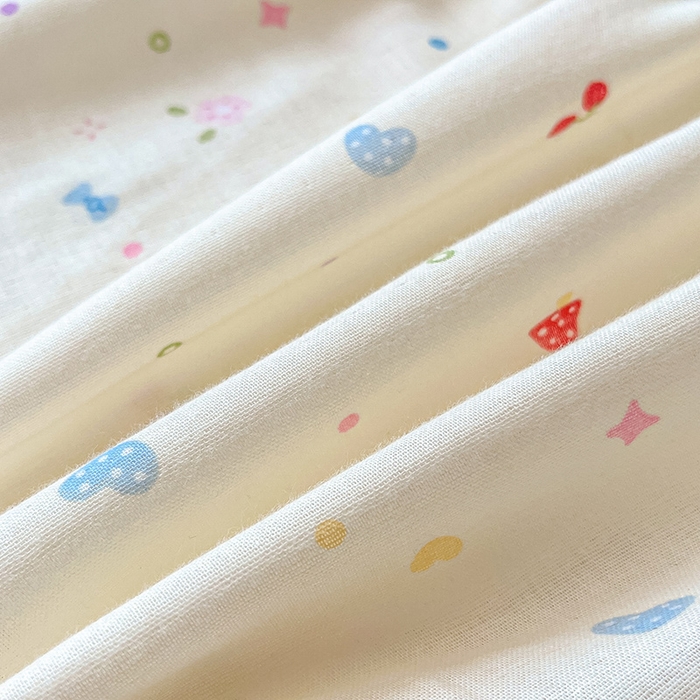 91家纺网 家纺一手货源 找家纺 乐美家纺 2025新款懒洋洋全棉双层纱毛巾绣床笠三件套（提供买家秀） 扭扭猪