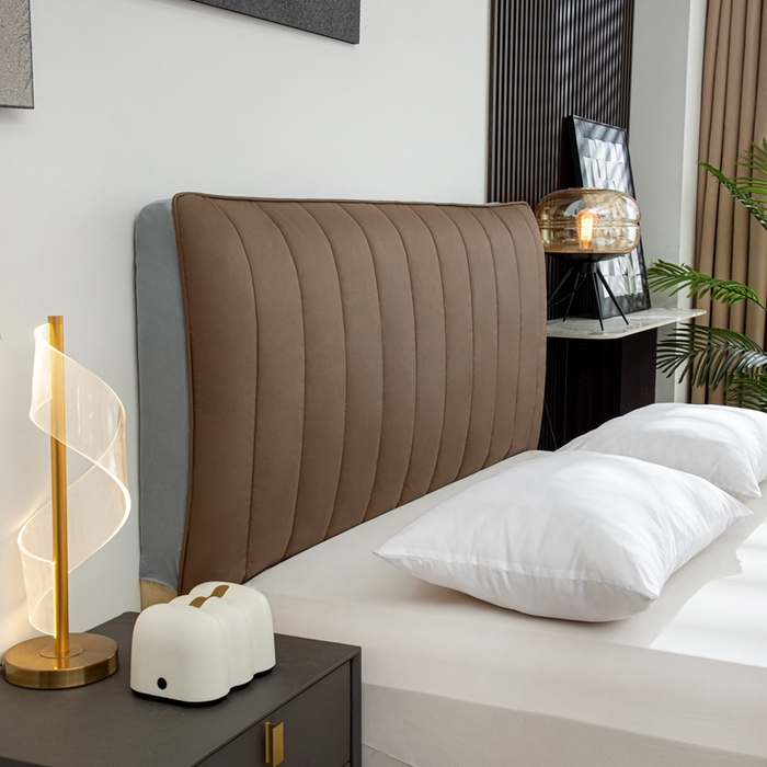 91家纺网 家纺一手货源 找家纺 （总）沐沐家纺 2026新款亲肤舒适简约科技布床头罩