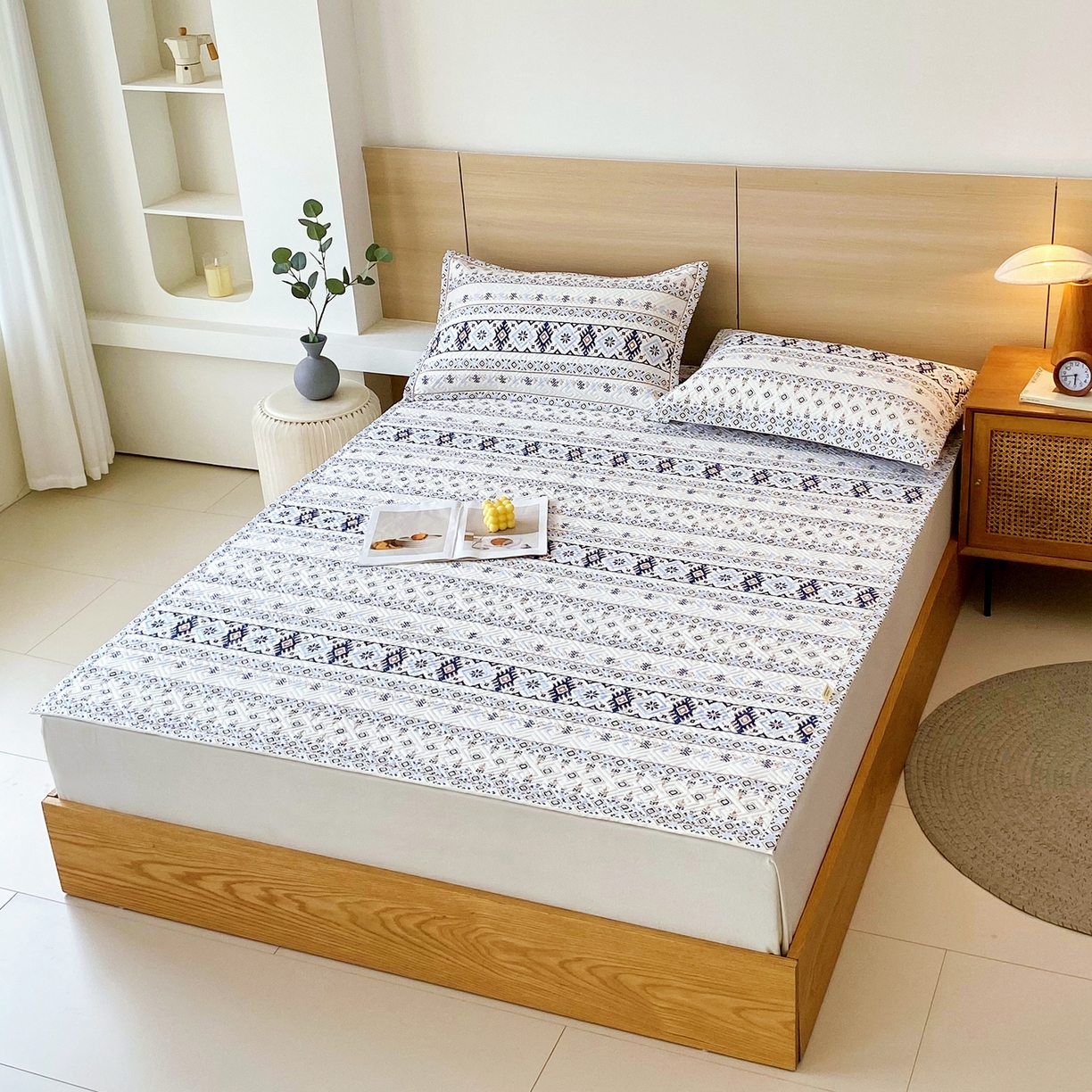 91家纺网 家纺一手货源 找家纺 （总）金鑫汇家纺 2025年新款A类多功能全棉老粗布软凉席床盖护垫席子可机洗