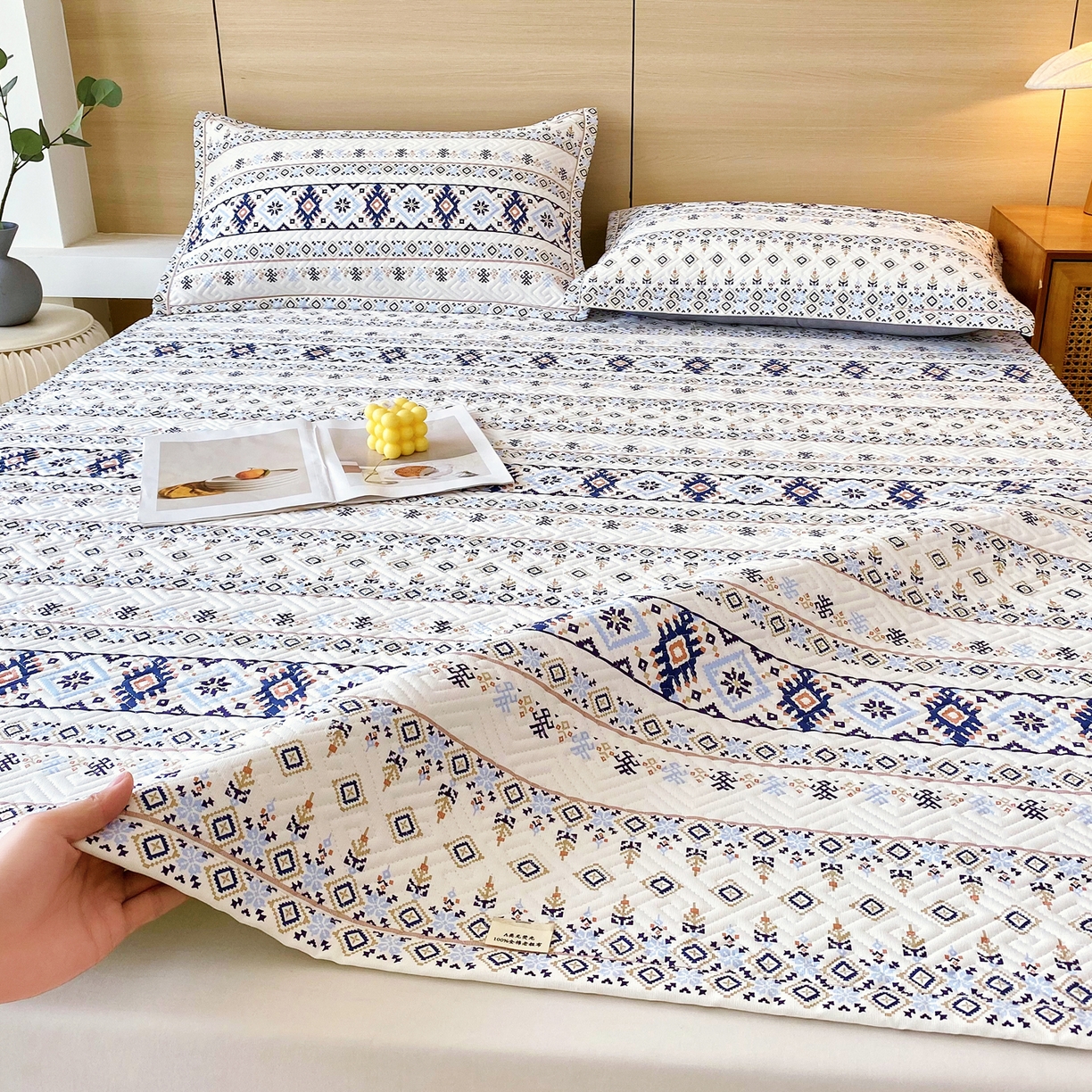 91家纺网 家纺一手货源 找家纺 （总）金鑫汇家纺 2025年新款A类多功能全棉老粗布软凉席床盖护垫席子可机洗