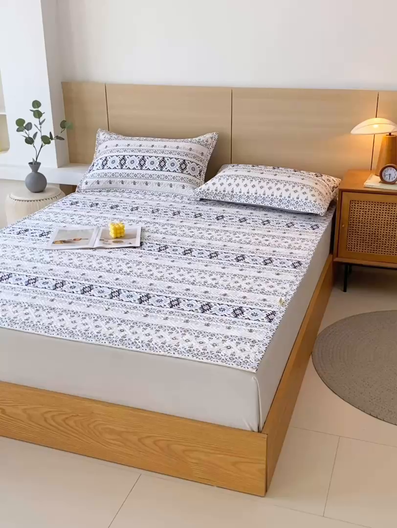 91家纺网 家纺一手货源 找家纺 （总）金鑫汇家纺 2025年新款A类多功能全棉老粗布软凉席床盖护垫席子可机洗