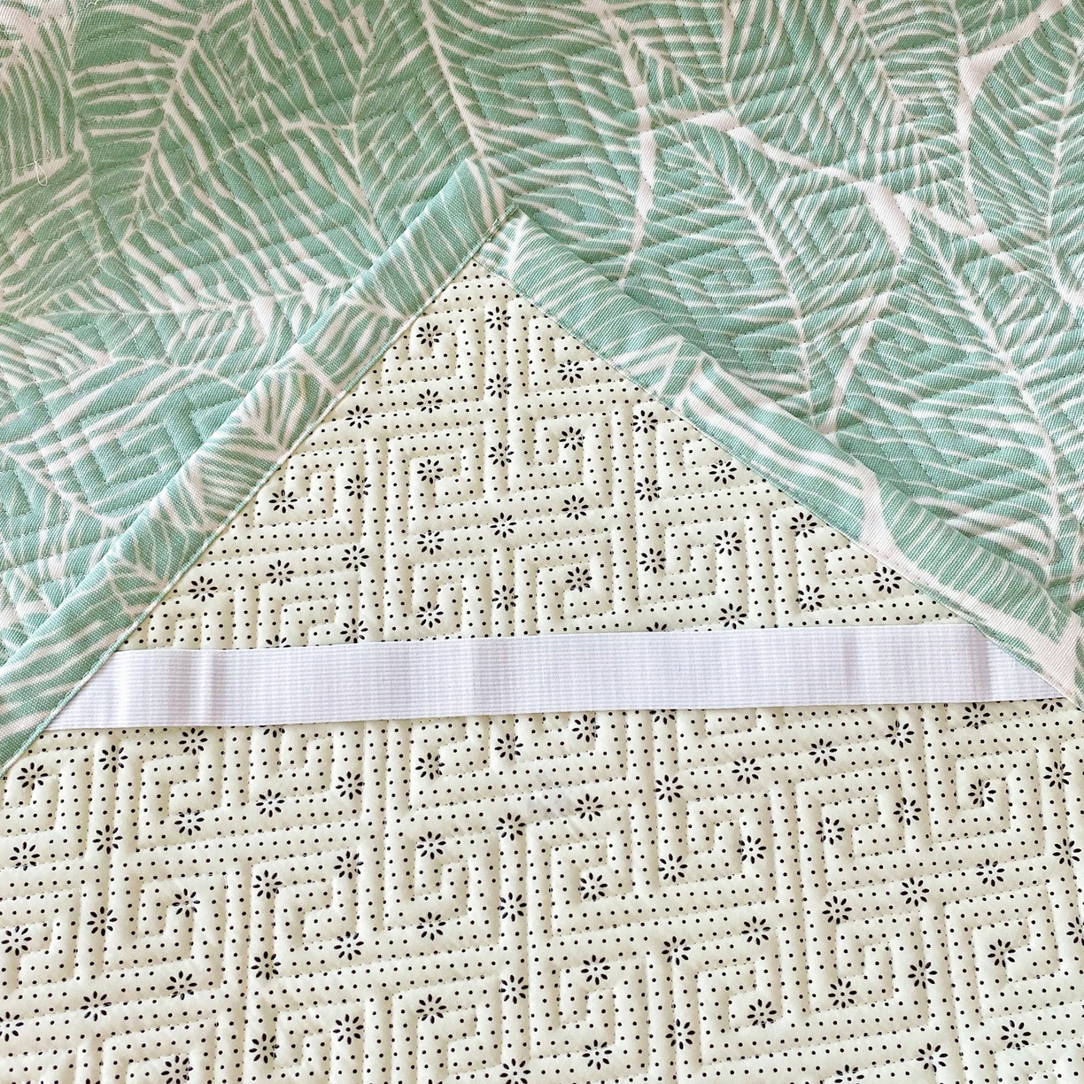 91家纺网 家纺一手货源 找家纺 金鑫汇家纺 2025年新款A类多功能全棉老粗布软凉席床盖护垫席子可机洗 绿色心情