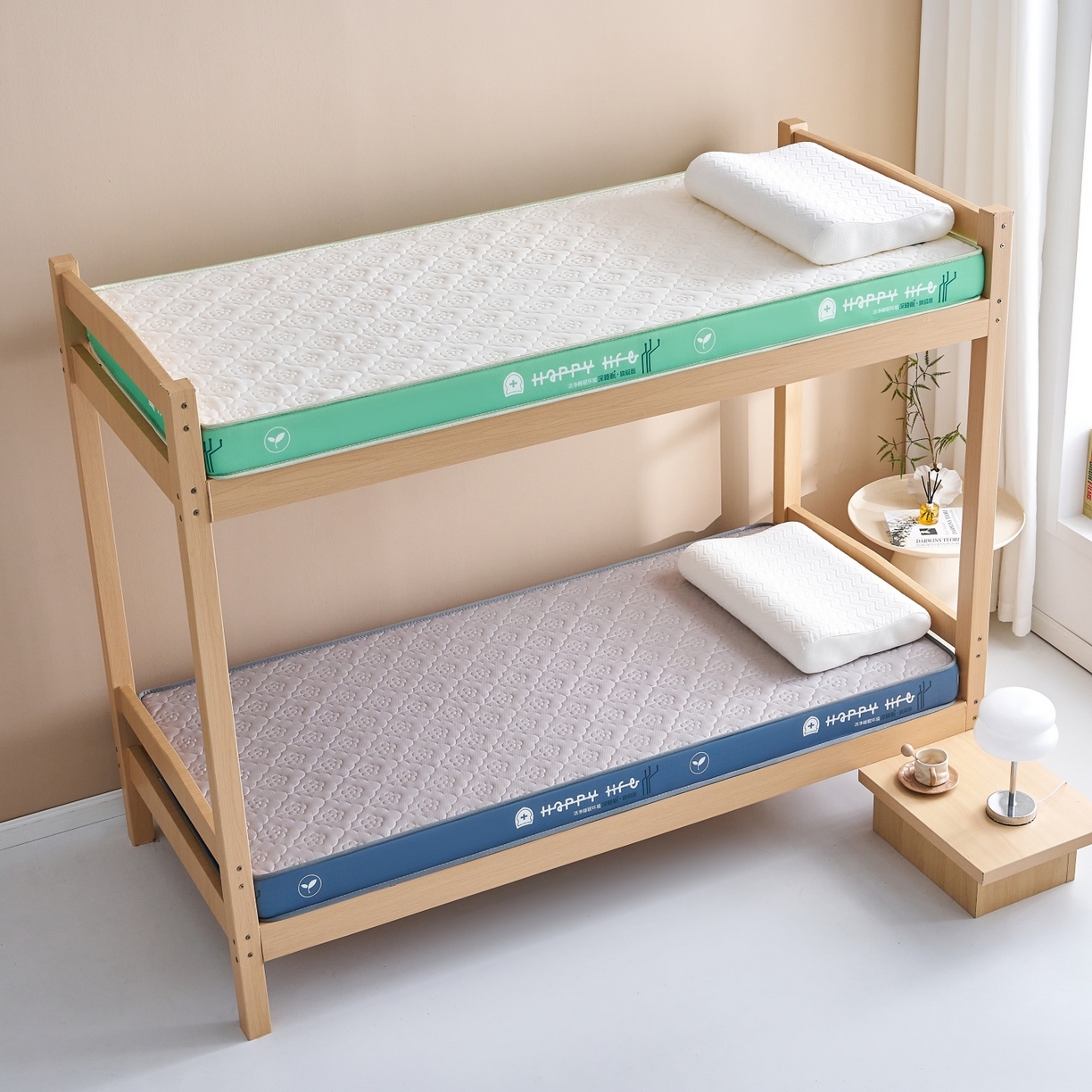 91家纺网 家纺一手货源 找家纺 （总）奇丝雅 2025新款针织棉学生宿舍床专用加厚记忆棉海绵立体乳胶床垫【高密记忆棉】