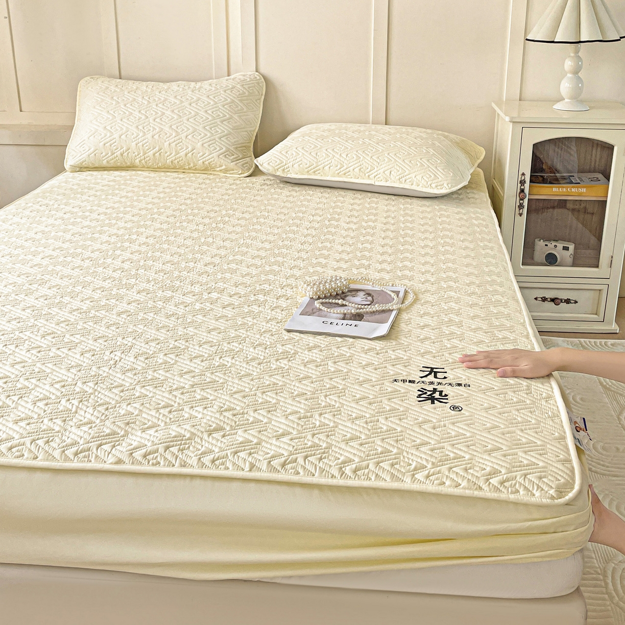 91家纺网 家纺一手货源 找家纺 （总）娜娜 2025新款无染A类亲肤磨毛床笠