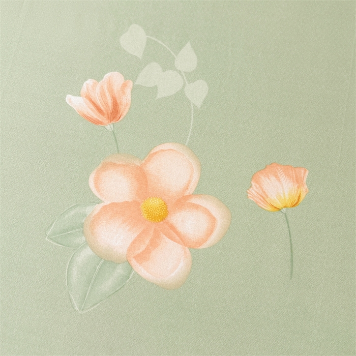 91家纺网 家纺一手货源 找家纺 缦彩 2025新款全棉纯棉磨毛印花床裙单品床裙单件单床裙花边床单三件套 槿花怒放-绿