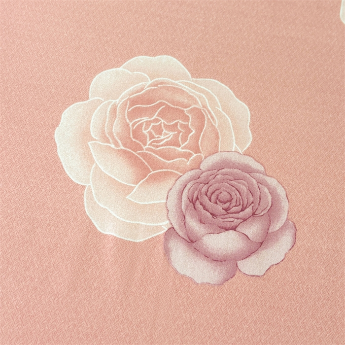 91家纺网 家纺一手货源 找家纺 缦彩 2025新款全棉纯棉磨毛印花床裙单品床裙单件单床裙花边床单三件套 落日繁华-粉