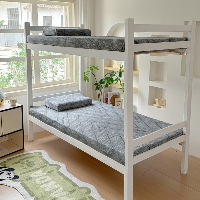 91家纺网 家纺一手货源 找家纺 美丽折家纺 2025新款泰国天然乳胶学生床垫 宿舍上下铺褥子可拆卸纯乳胶床垫 状元郎