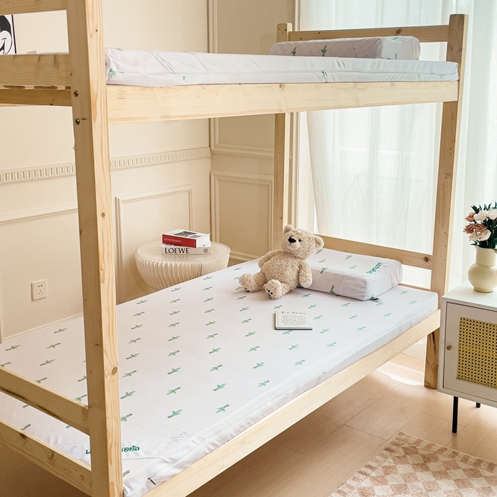 91家纺网 家纺一手货源 找家纺 美丽折家纺 2025新款泰国天然乳胶学生床垫 宿舍上下铺褥子可拆卸纯乳胶床垫 二代