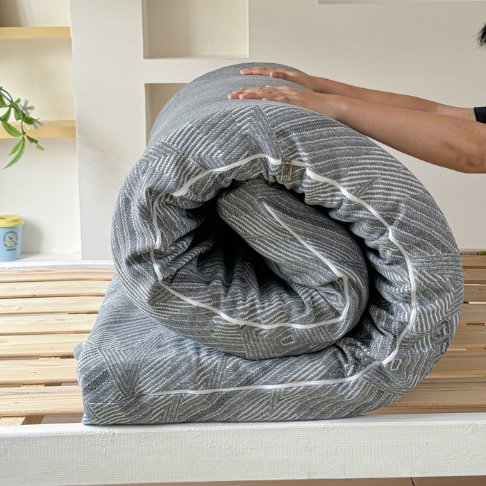 91家纺网 家纺一手货源 找家纺 美丽折家纺 2025新款泰国天然乳胶学生床垫 宿舍上下铺褥子可拆卸纯乳胶床垫 状元郎