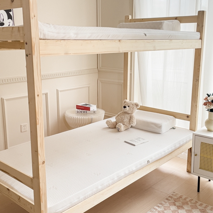 91家纺网 家纺一手货源 找家纺 美丽折家纺 2025新款泰国天然乳胶学生床垫 宿舍上下铺褥子可拆卸纯乳胶床垫 枫叶款