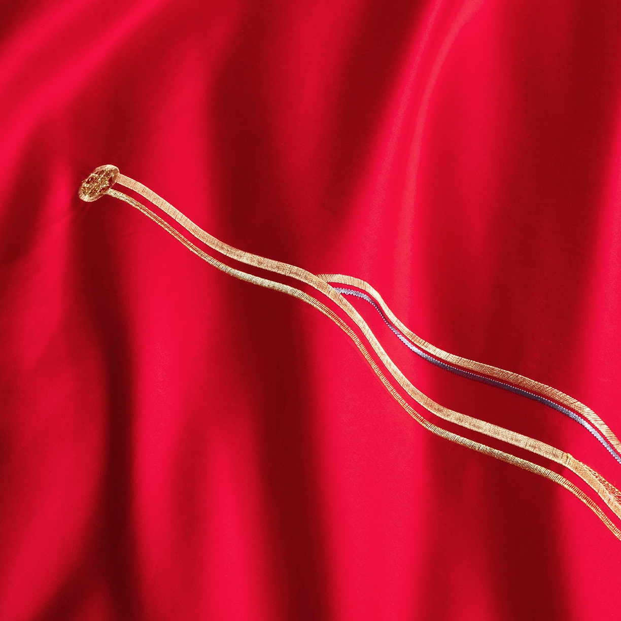 91家纺网 家纺一手货源 找家纺 柏拉图 2025新款100s贡缎长绒棉提花婚庆系列四件套多件套 喜事连连