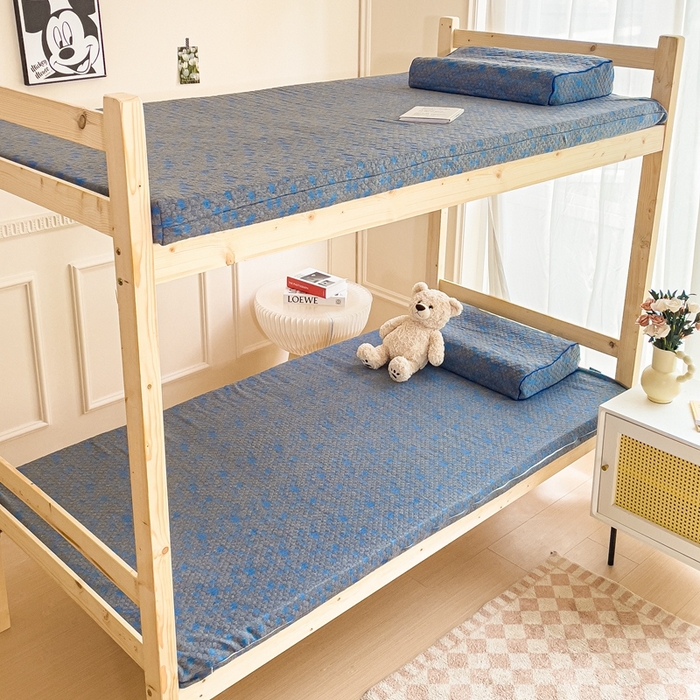 91家纺网 家纺一手货源 找家纺 美丽折家纺 2025新款泰国天然乳胶学生床垫 宿舍上下铺褥子可拆卸纯乳胶床垫 竹炭款