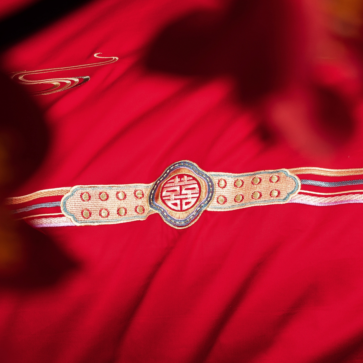 91家纺网 家纺一手货源 找家纺 柏拉图 2025新款100s贡缎长绒棉提花婚庆系列四件套多件套 良辰喜事