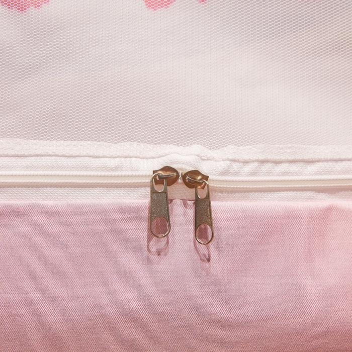 91家纺网 家纺一手货源 找家纺 卓尔居 2025新款学生遮光床帘涂层花边卡通系列-风格二 爱心动物