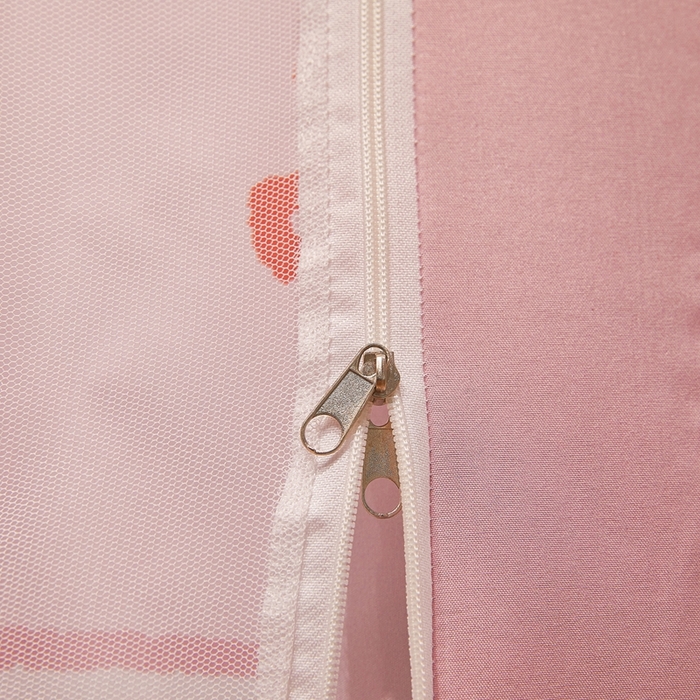 91家纺网 家纺一手货源 找家纺 卓尔居 2025新款学生遮光床帘涂层花边卡通系列-风格二 爱心动物