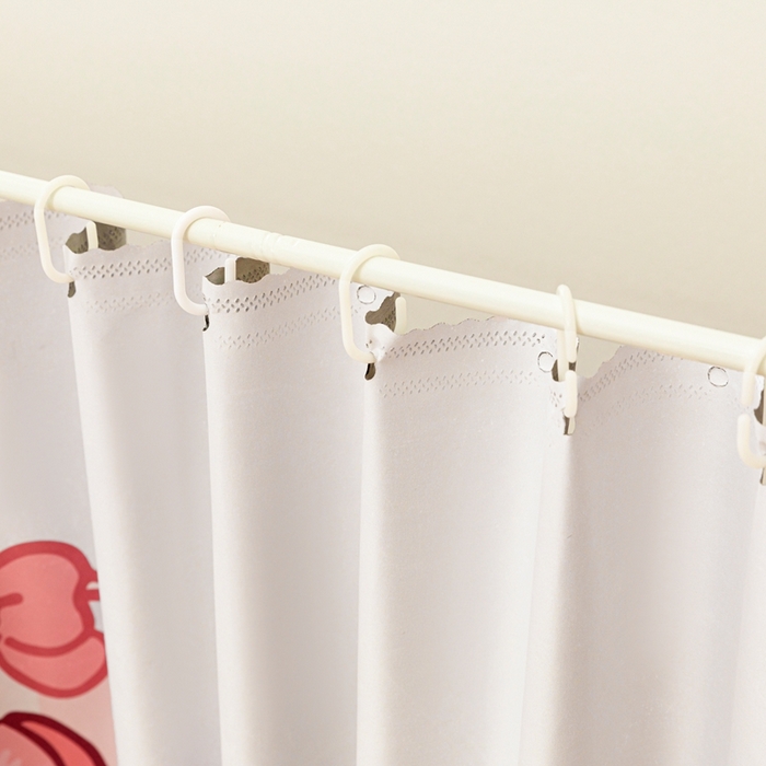 91家纺网 家纺一手货源 找家纺 卓尔居 2025新款学生遮光床帘涂层花边卡通系列-风格二 冰激凌小熊