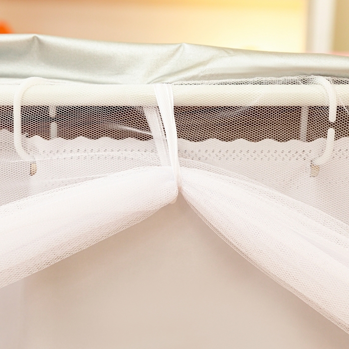 91家纺网 家纺一手货源 找家纺 卓尔居 2025新款学生遮光床帘涂层花边卡通系列-风格二 冰激凌小熊