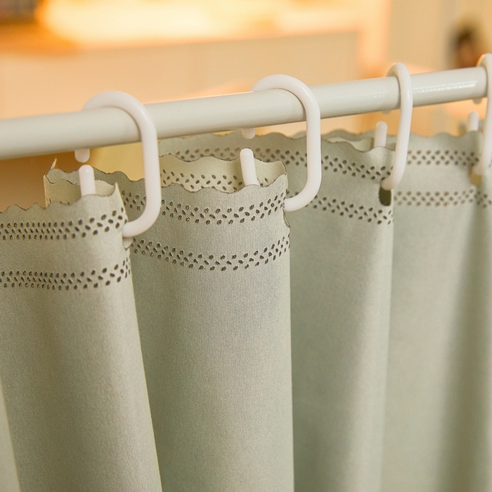 91家纺网 家纺一手货源 找家纺 卓尔居 2025新款学生遮光床帘涂层花边卡通系列-风格二 牛油果