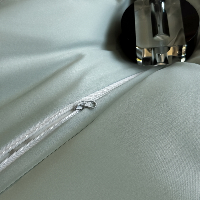 91家纺网 家纺一手货源 找家纺 花时间 2025新款天丝棉提花四件套-翩舞 翩舞-绿