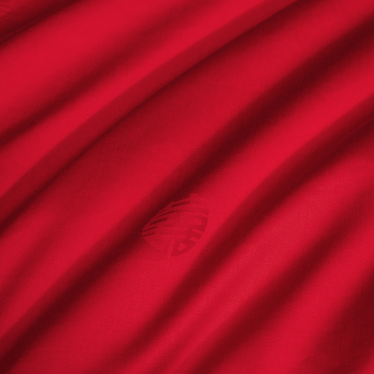 91家纺网 家纺一手货源 找家纺 柏拉图 2025新款100s贡缎长绒棉提花婚庆系列四件套多件套 爱的盛宴-红