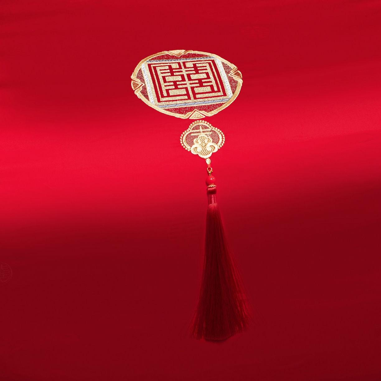 91家纺网 家纺一手货源 找家纺 柏拉图 2025新款100s贡缎长绒棉提花婚庆系列四件套多件套 佳偶天成