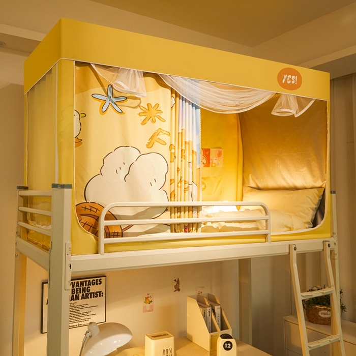 91家纺网 家纺一手货源 找家纺 卓尔居 2025新款学生遮光蚊帐 forever