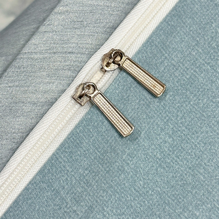 91家纺网 家纺一手货源 找家纺 喜四方 2025新款加厚全棉大版印花四件套 千里江山-蓝