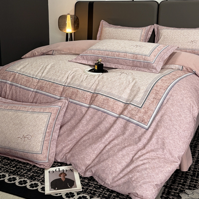 91家纺网 家纺一手货源 找家纺 （总）喜四方 2025新款加厚全棉大版印花四件套