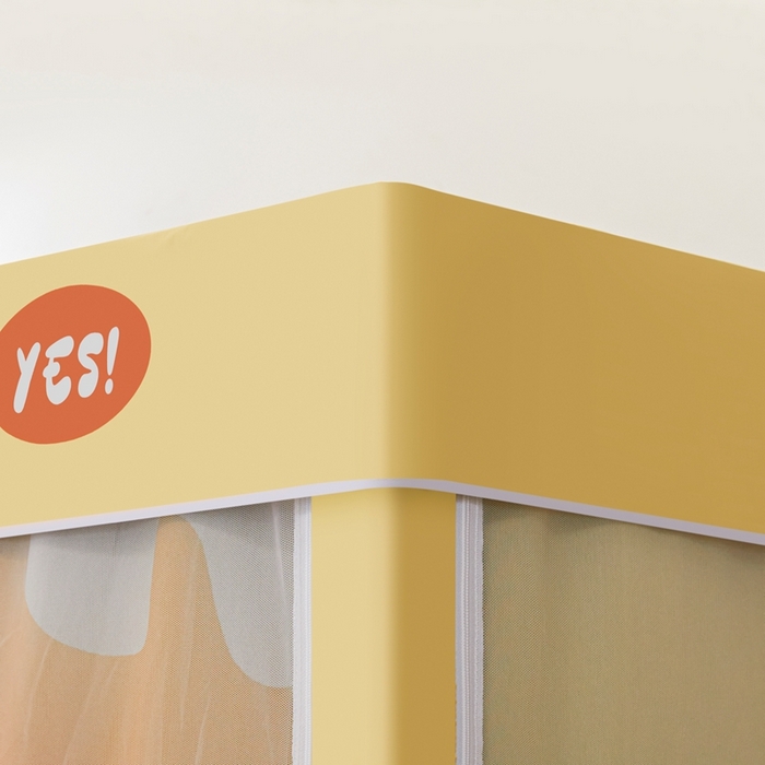 91家纺网 家纺一手货源 找家纺 卓尔居 2025新款学生遮光蚊帐 猫猫狗狗