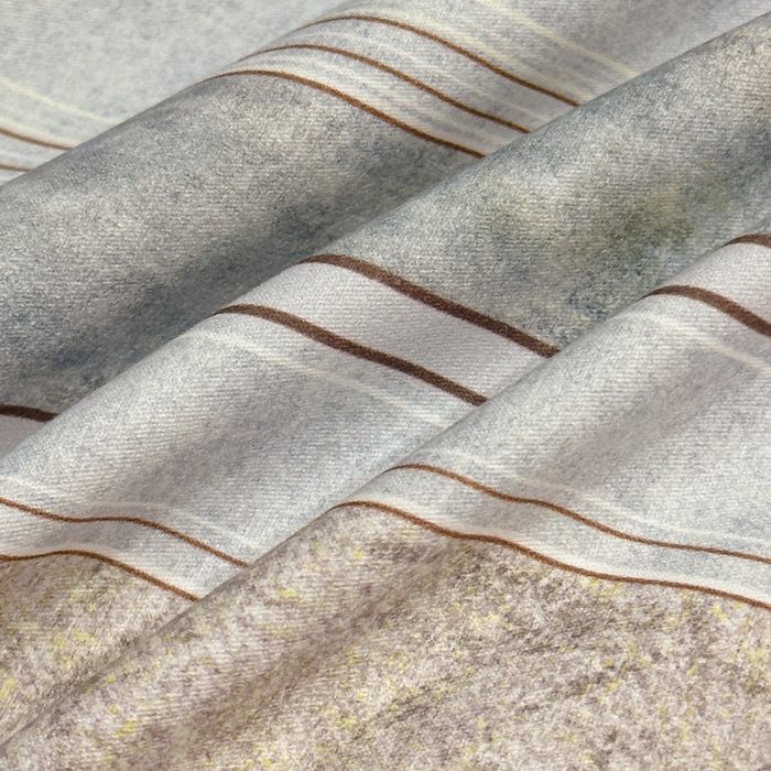 91家纺网 家纺一手货源 找家纺 喜四方 2025新款加厚全棉大版印花四件套 寻觅花香-灰