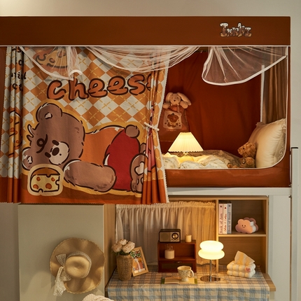 91家纺网 家纺一手货源 找家纺 （总）卓尔居 2025新款学生遮光蚊帐