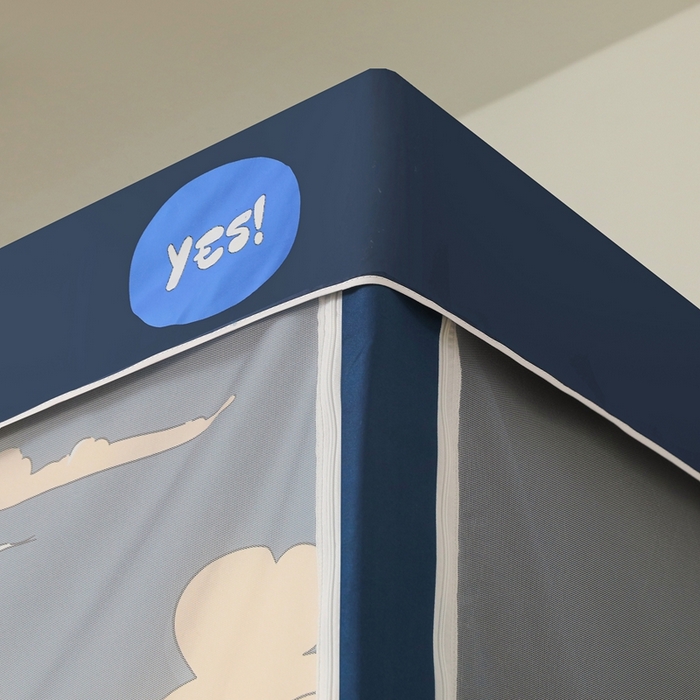 91家纺网 家纺一手货源 找家纺 卓尔居 2025新款学生遮光蚊帐 梦境巡游