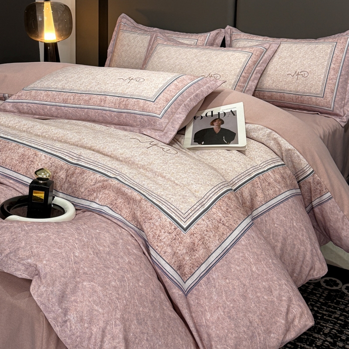 91家纺网 家纺一手货源 找家纺 （总）喜四方 2025新款加厚全棉大版印花四件套