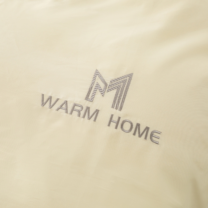 91家纺网 家纺一手货源 找家纺 沃尔居 2025新款全棉磨毛加厚长绒棉单被套纯色学生宿舍贡缎100%纯棉被套 梦境--奶油卡其