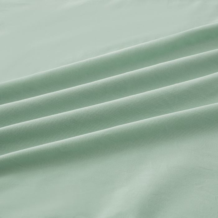 91家纺网 家纺一手货源 找家纺 憨豆家纺 2026新款全棉磨毛加厚长绒棉单被套纯色学生宿舍贡缎100%纯棉被套 梦境--香草银灰