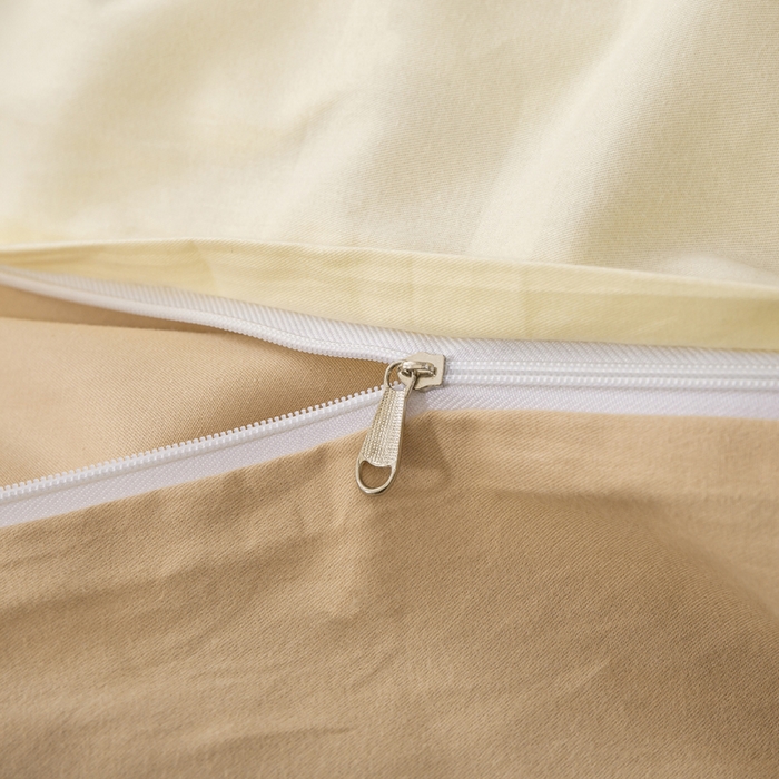 91家纺网 家纺一手货源 找家纺 憨豆家纺 2026新款全棉磨毛加厚长绒棉单被套纯色学生宿舍贡缎100%纯棉被套 梦境--奶油卡其