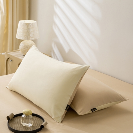 91家纺网 家纺一手货源 找家纺 （总）沃尔居 2025新款全棉磨毛单件枕套加厚长绒棉100%纯棉枕套